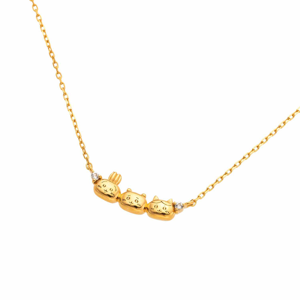 [Pre-order]Chiikawa Silver Necklace (Friends), Expected to Ship in Early March 2023]