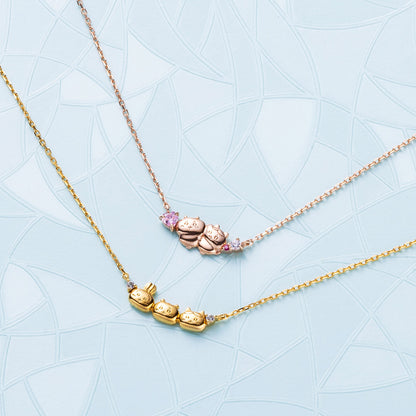 [Pre-order]Chiikawa Silver Necklace (Friends), Expected to Ship in Early March 2023]