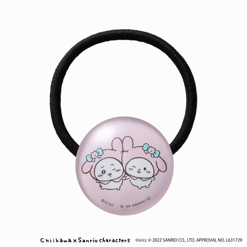 Chikawa x Sanrio Characters Glass Hair Gum (Chiikawa My Melody)