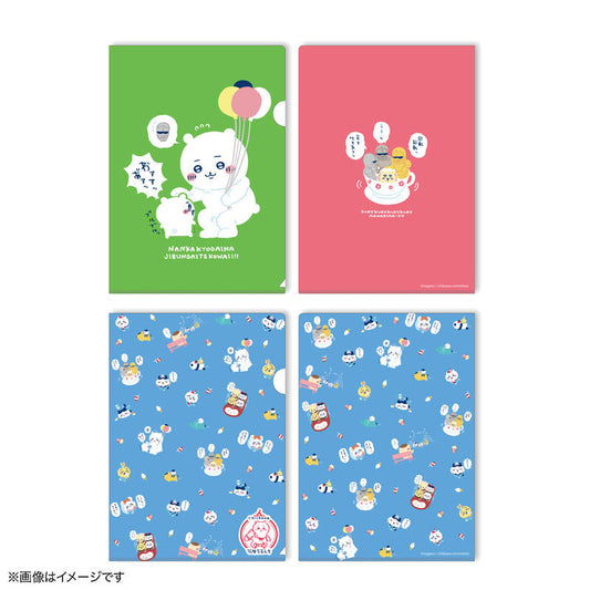 吉伊卡哇 期待遊樂園 透明文件夾2片組