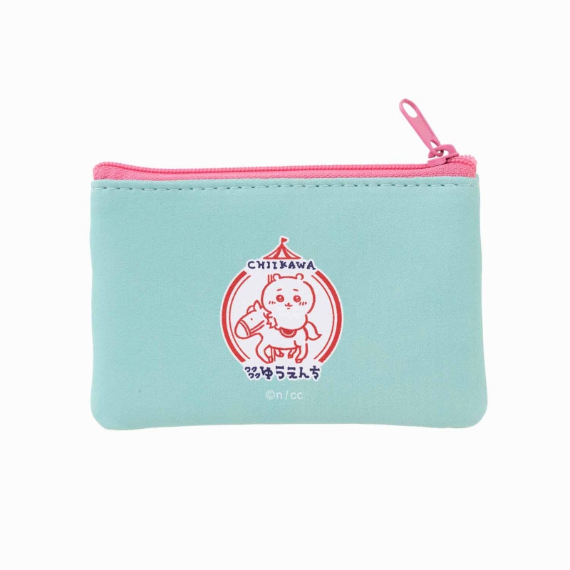 Chiikawa Waku Waku Yuenchi 2 pieces pouch (roller coaster)