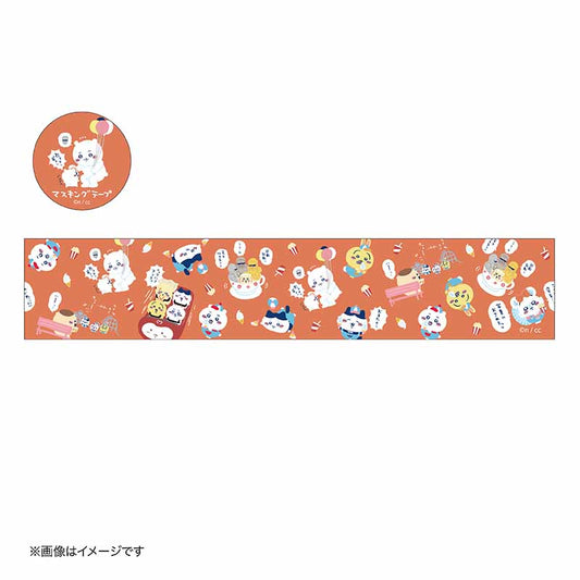 吉伊卡哇 期待遊樂園 大型膠帶L（橙色）