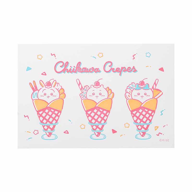 Chikawa crepe active card (it has become a crepe)