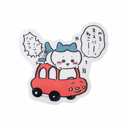 ちいかわ エンジョイドライブ！カーマグネット（ハチワレねこバンバン）