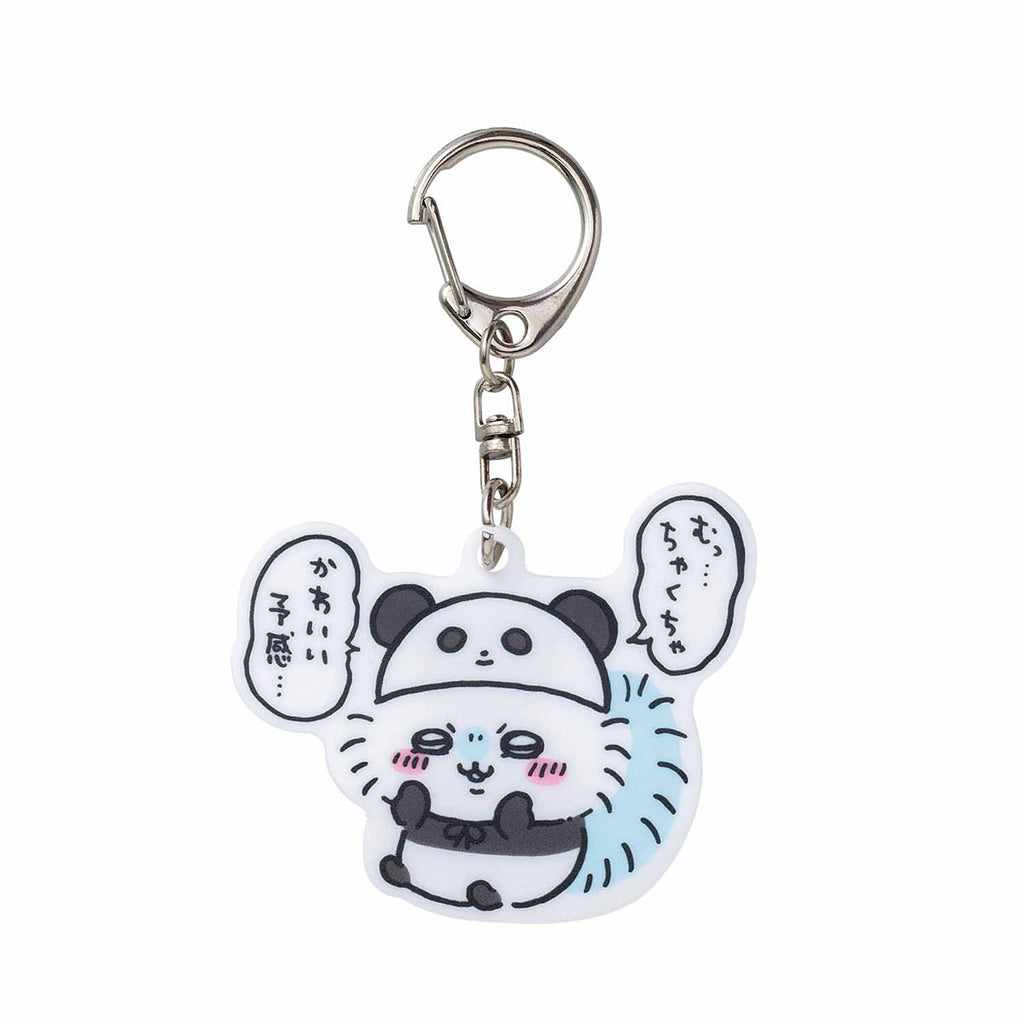 Chikawa Rice Acrylic Keychain (Momonga Panda)