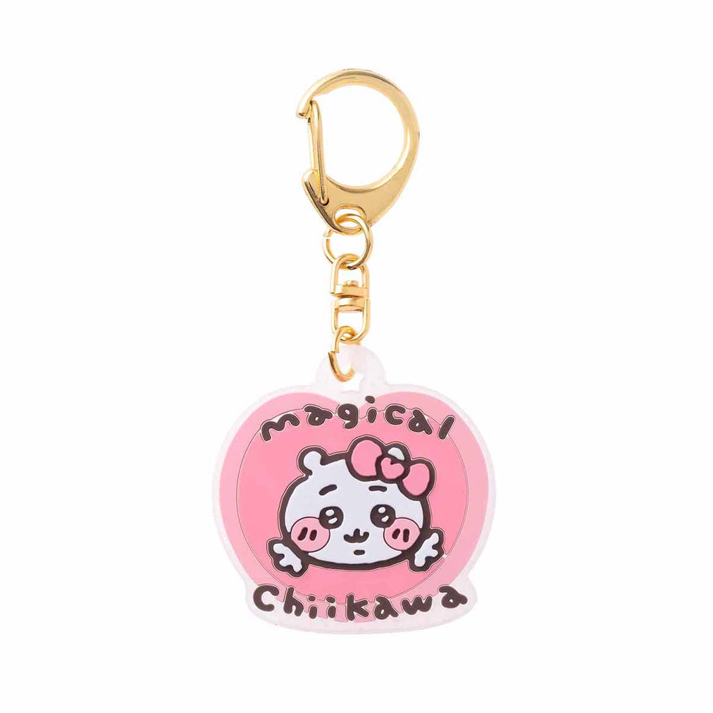 Rubber key holder with trading glitter (11 types in total)