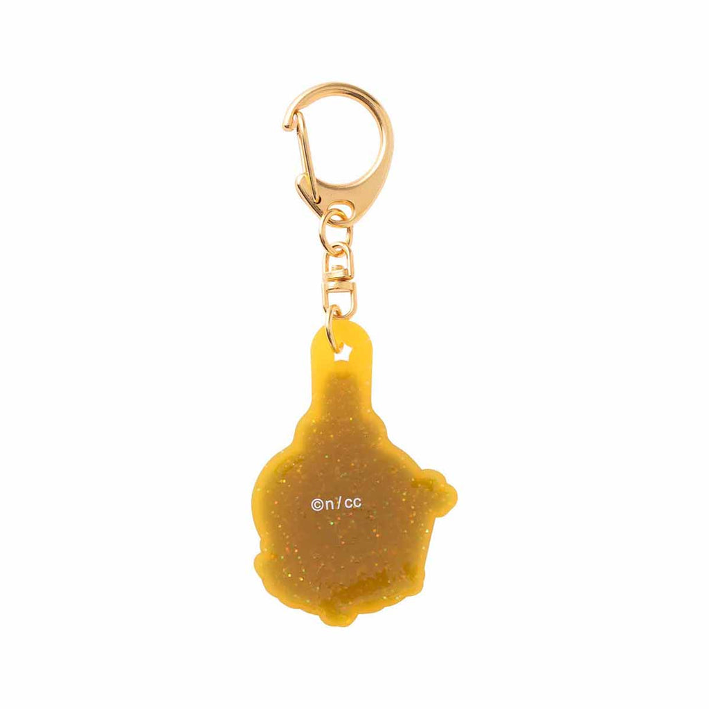 Rubber key holder with trading glitter (11 types in total)