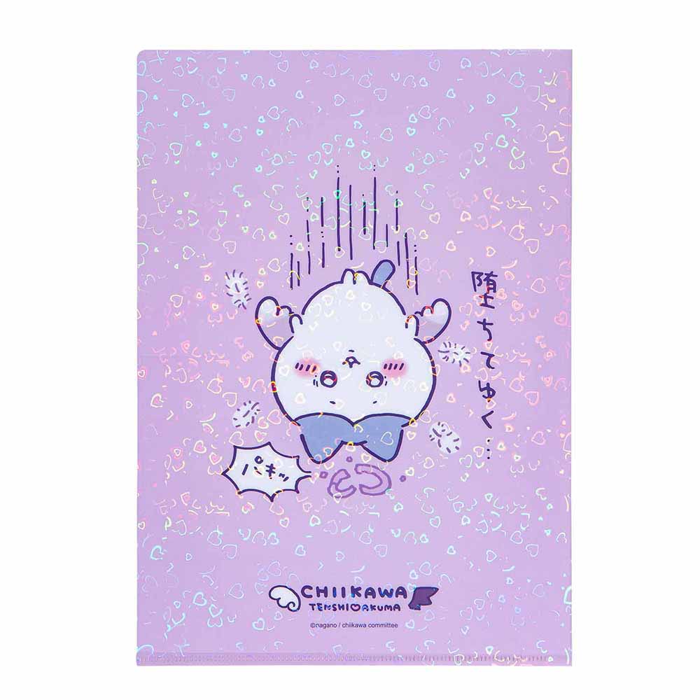 ちいかわ てんし♡あくま ホログラムA4クリアファイル（しちゃった「堕天」ッ・・・）