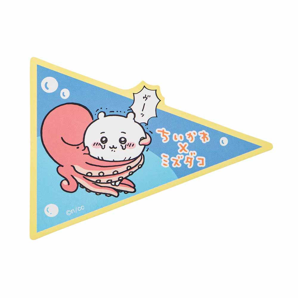 吉伊卡哇水族馆 可贴在手机上的贴纸（吉伊卡哇×水母）