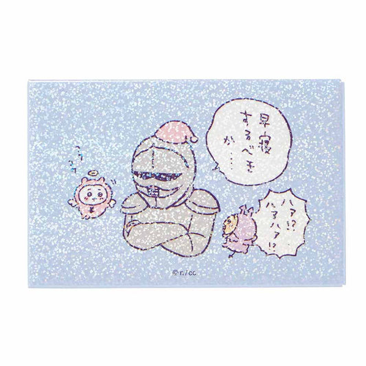 Chiikawa Angel & Demon Hologram Square Magnet (Should I go to bed early...)