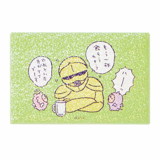 Chiikawa Angel & Demon Hologram Square Magnet (Should I have one more drink...?)