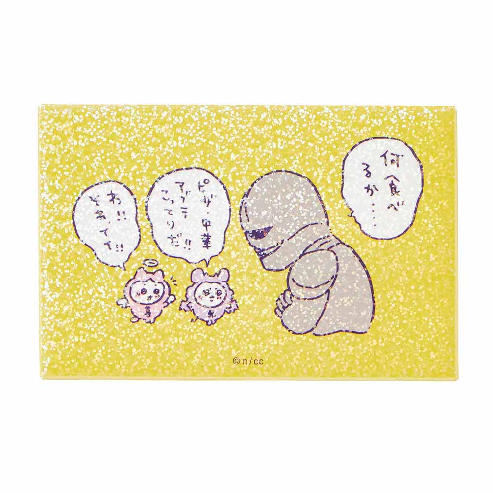 Chiikawa Angel & Demon Hologram Square Magnet (What to eat...)