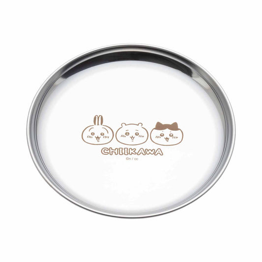 Chiikawa Go Camping! Stainless Plate (18 cm)