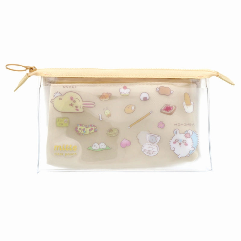 Chiikawa Clear Pouch Mitte（Rabbit＆Momonga）