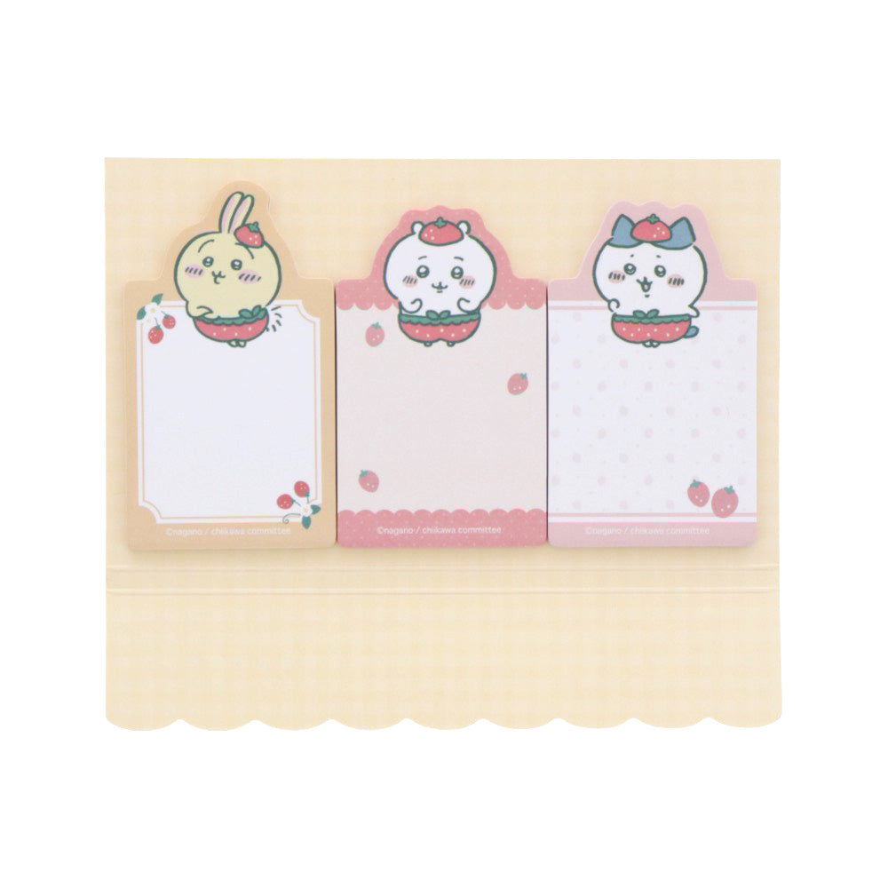 Chiikawa Die Cut sticky note (strawberry pants)