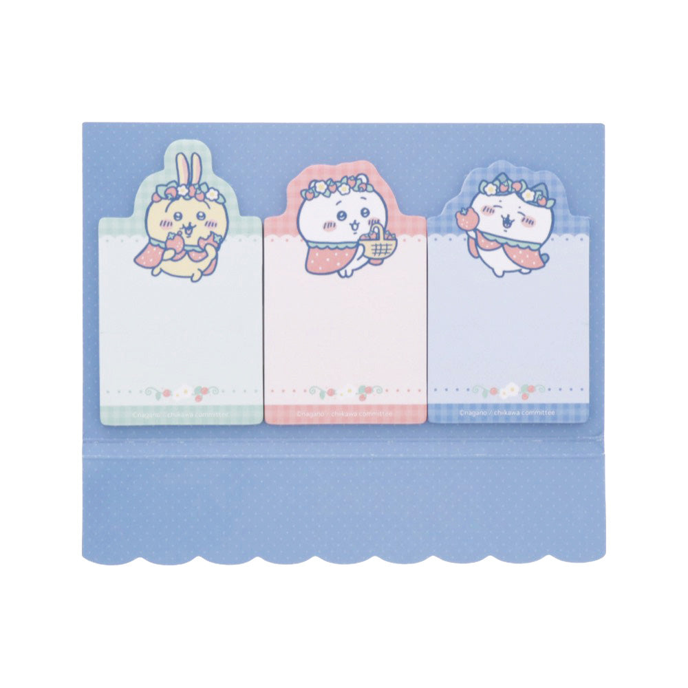 Chiikawa Die Cut Sticky note (strawberry cape)