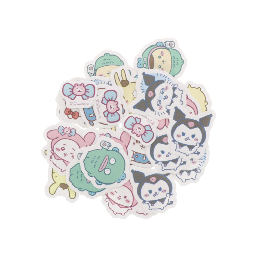 Chiikawa x Sanrio Characters Case Flake Seal (Pink)