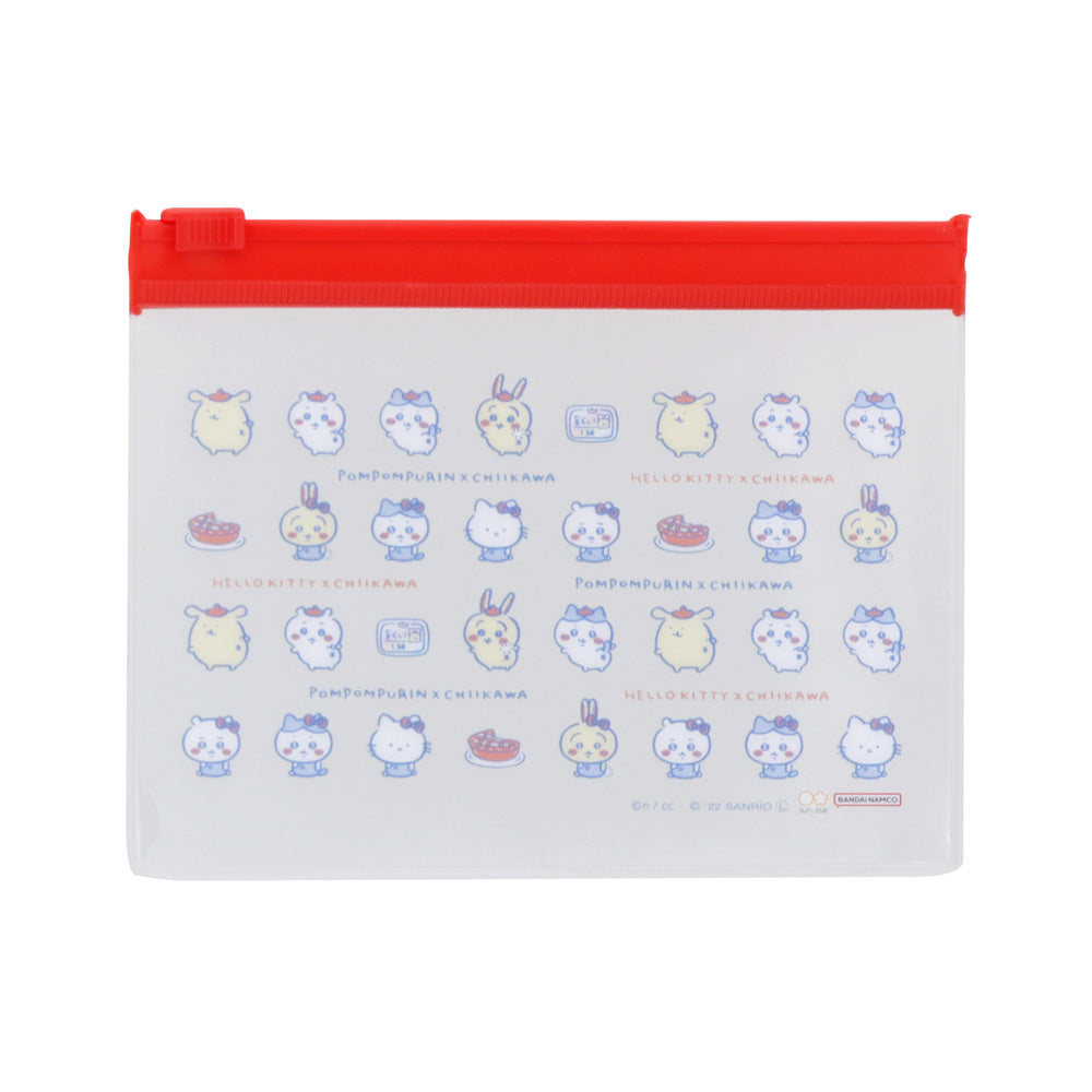 Chikawa x Sanrio Characters Case Flake Seal (Red)