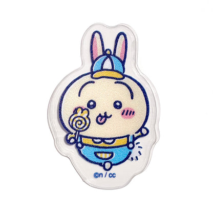 Chiikawa Exciting Amusement Park Die-cut Glass Sheet A9 (Usagi Main)
