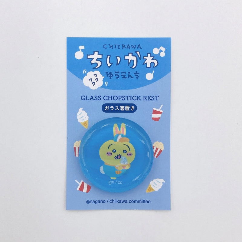 Chiikawa Exciting Amusement Park Glass Chopstick Rest 3