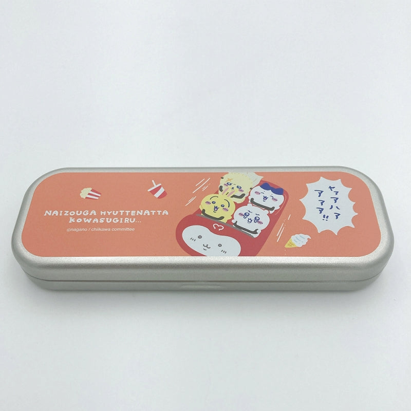 吉伊卡哇 期待遊樂園 鐵罐筆盒2