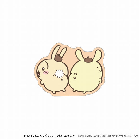 치이카와×산리오 캐릭터즈 아크릴 클립 (폼폼푸린 우사기)