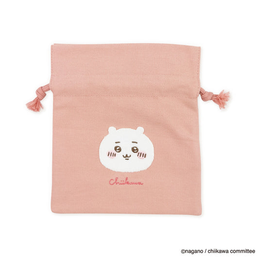 Chiikawa Fluffy Patch Drawstring Bag (Chiikawa)