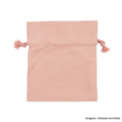Chiikawa Fluffy Patch Drawstring Bag (Chiikawa)