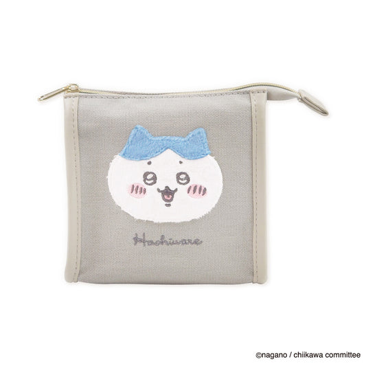 Chiikawa Fluffy Patch Mini Pouch (Hachiware)