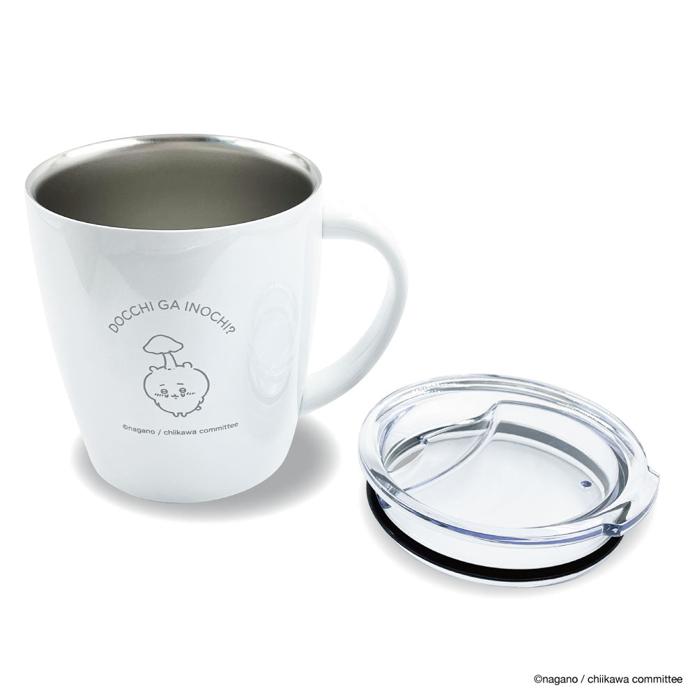 Stainless steel mug with Chiikawa lid (INOCHI)