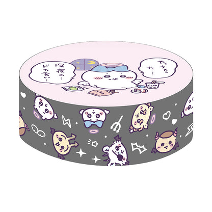 ちいかわ てんし♡あくま パフクッション（ハチワレ）