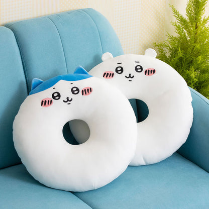 Chiikawa Donut Cushion for Comforting Your Bottom (Hachiware)