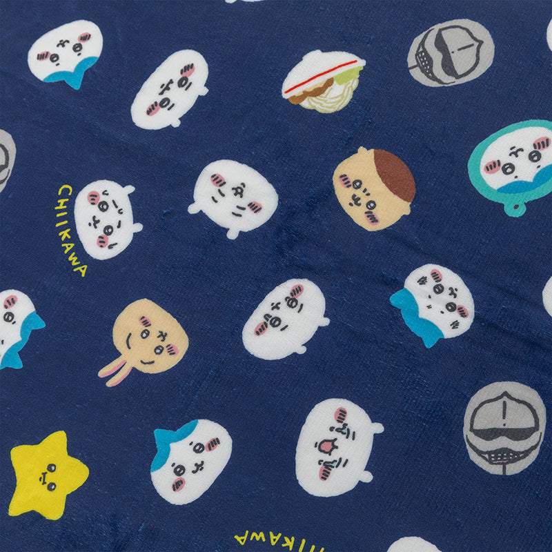 Chiikawa Warm 3-Way Blanket (Navy)