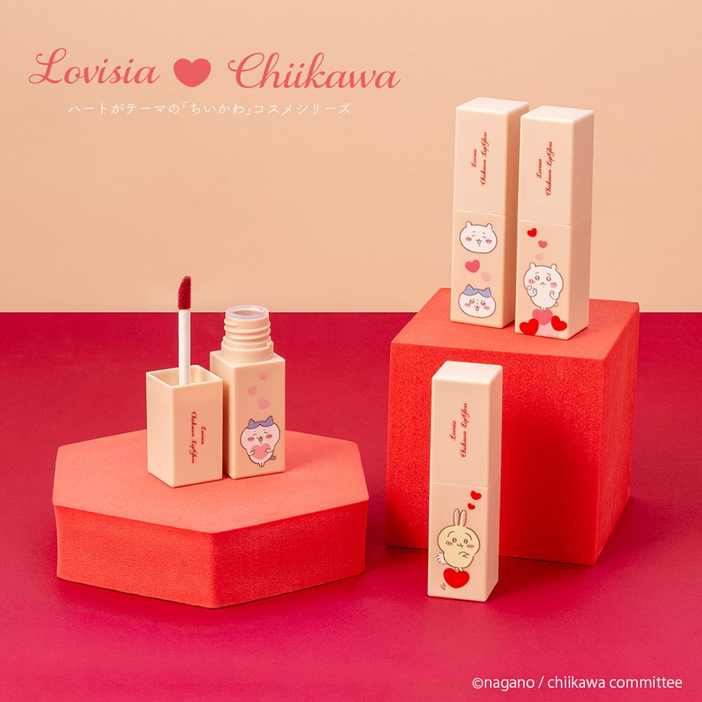 Chiikawa Lovisia Lip Gross（Chikawa＆Hachiware）