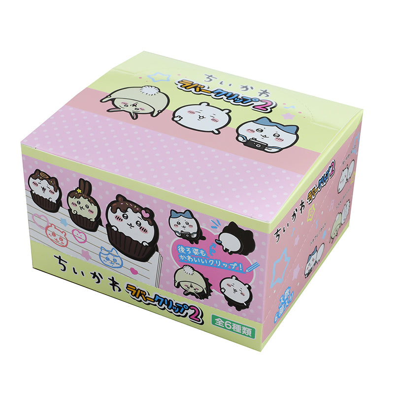 Chiikawa Rubber Clip 2 1 Box, 6 Pieces
