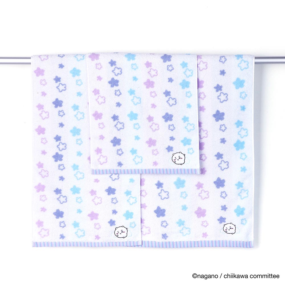 Chiikawa Face Towel (Popstar Blue)