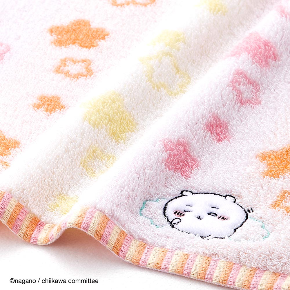 Chiikawa Face towel (pop star orange)