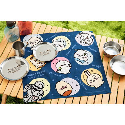 Chiikawa Go Camping! Stainless Plate (16 cm)