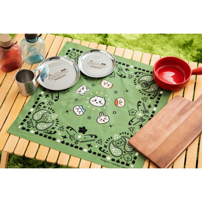 Chiikawa Go Camping! Stainless Plate (16 cm)