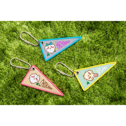 ちいかわ キャンプへGO! 織フラッグキーホルダー（ちいかわ）
