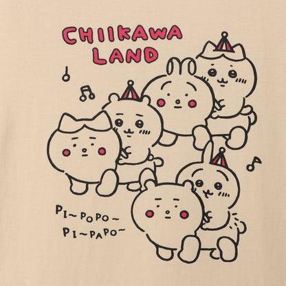 ちいかわらんど Tシャツ ちいかわカーで行く ナチュラル