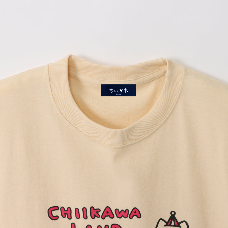 ちいかわらんど Tシャツ ちいかわカーで行く ナチュラル