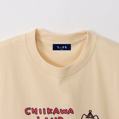 ちいかわらんど Tシャツ ちいかわカーで行く ナチュラル