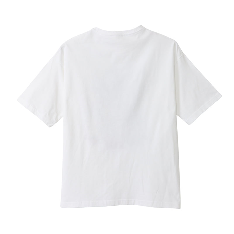 Chikawa Rice Store Bic T -shirt Rice Store Large Assembly White