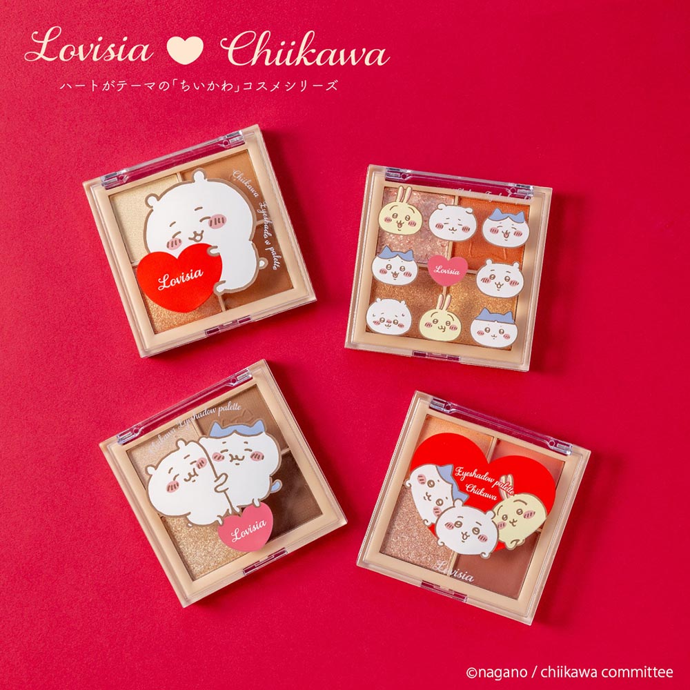 치이카와 Lovisia 아이섀도우 팔레트 (치이카와 & 하치와레)