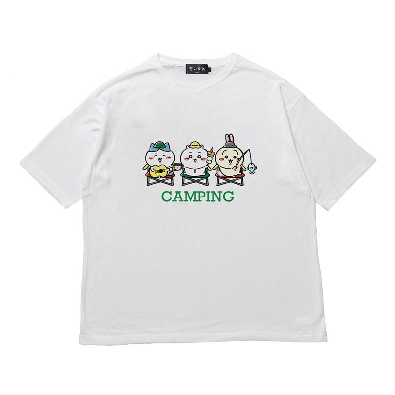 Go to Chiikawa Camp! Big Silhouette T -shirt