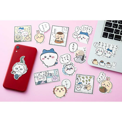 Chiikawa Smartphone-Sized Clear Sticker (Hogu Hogu Hogu)