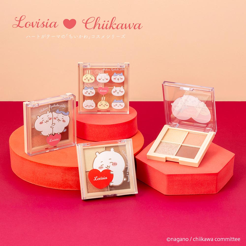 Chikawa Lovisia眼影調色板（Chikawa＆Hachiware）