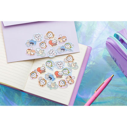 Chiikawa Aquarium Flake Stickers (24 Pieces)
